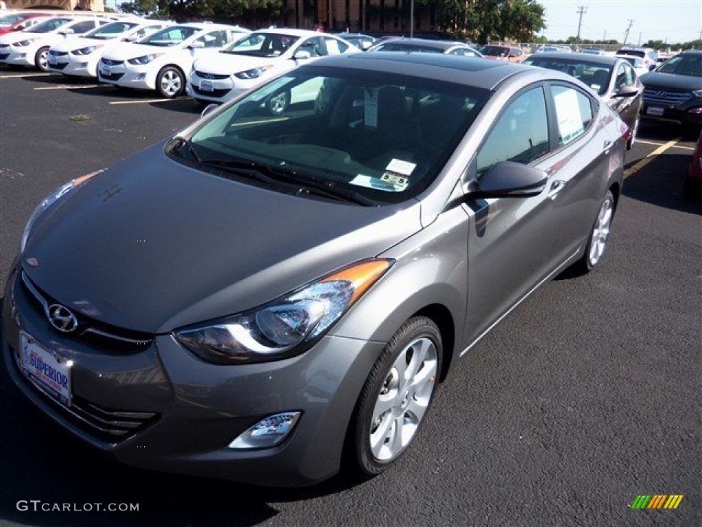 2013 Elantra Limited - Harbor Gray Metallic / Gray photo #1