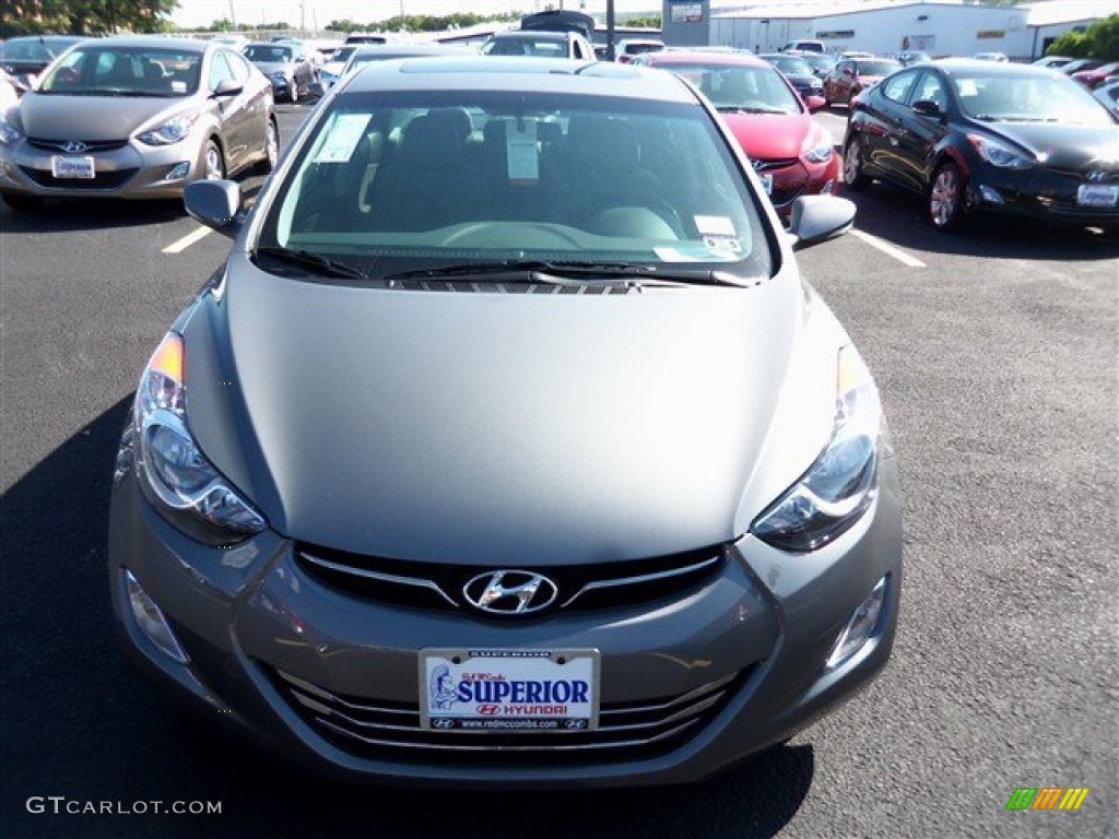 2013 Elantra Limited - Harbor Gray Metallic / Gray photo #2