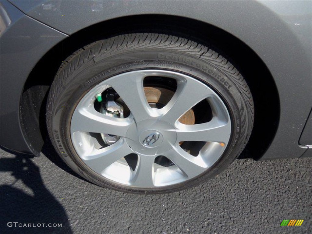 2013 Elantra Limited - Harbor Gray Metallic / Gray photo #3