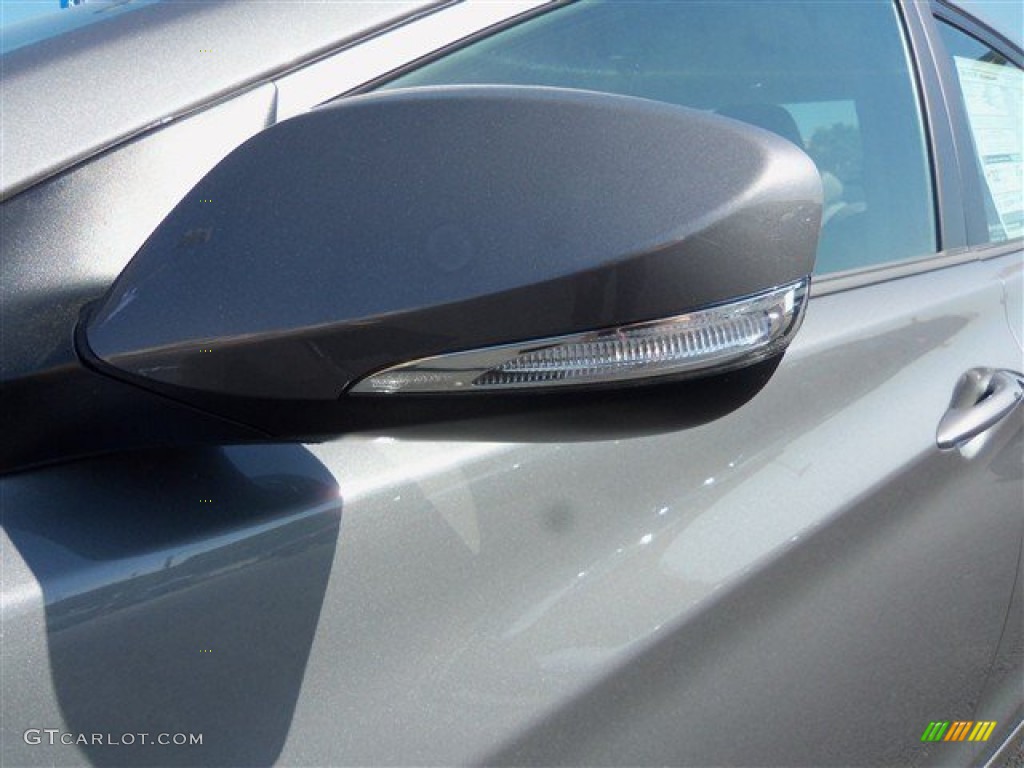 2013 Elantra Limited - Harbor Gray Metallic / Gray photo #5