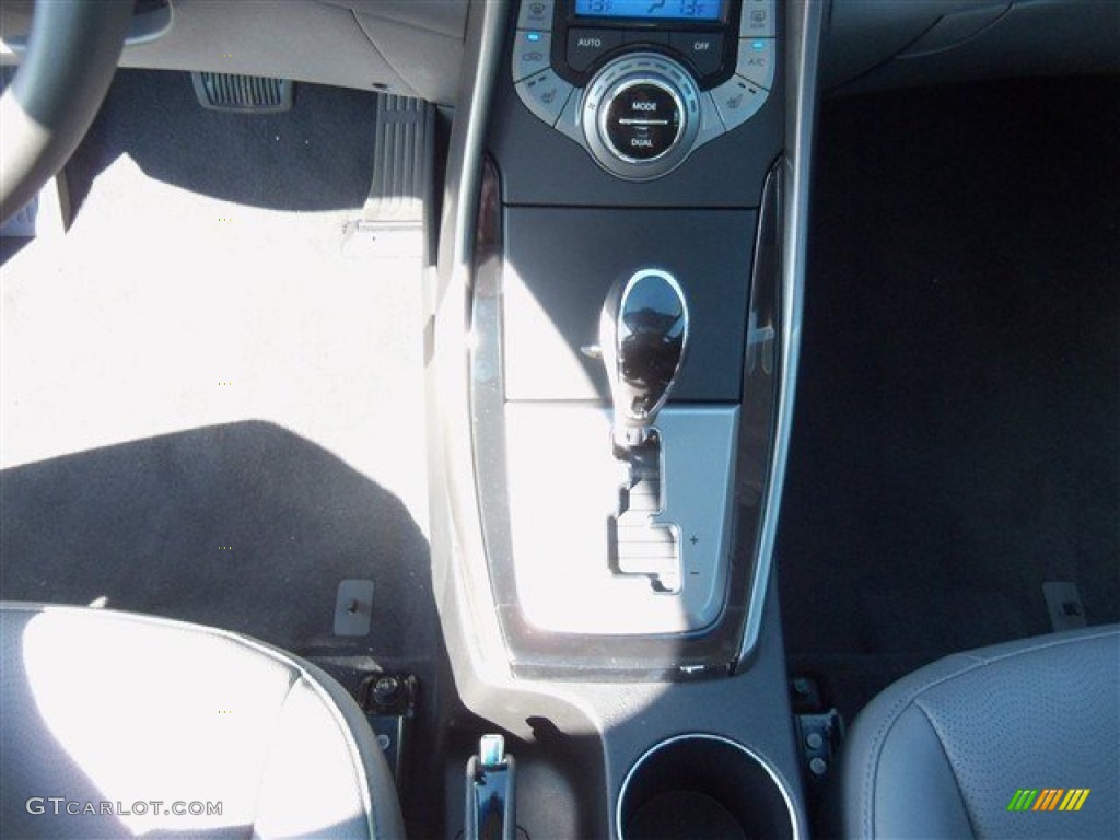 2013 Elantra Limited - Harbor Gray Metallic / Gray photo #17