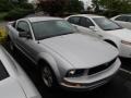 2005 Satin Silver Metallic Ford Mustang V6 Premium Coupe  photo #1
