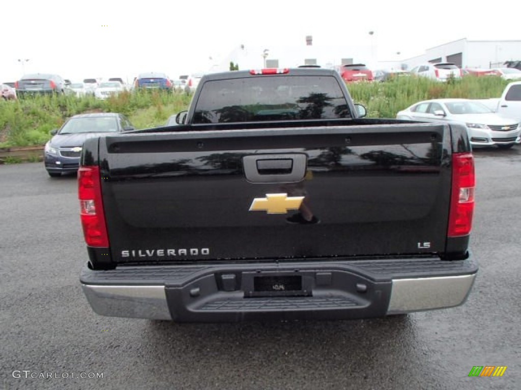 2013 Silverado 1500 LS Regular Cab 4x4 - Black / Dark Titanium photo #7