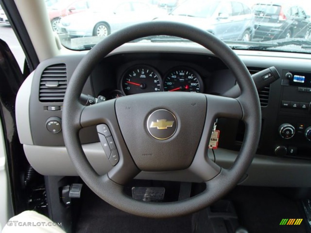 2013 Chevrolet Silverado 1500 LS Regular Cab 4x4 Dark Titanium Steering Wheel Photo #81957958