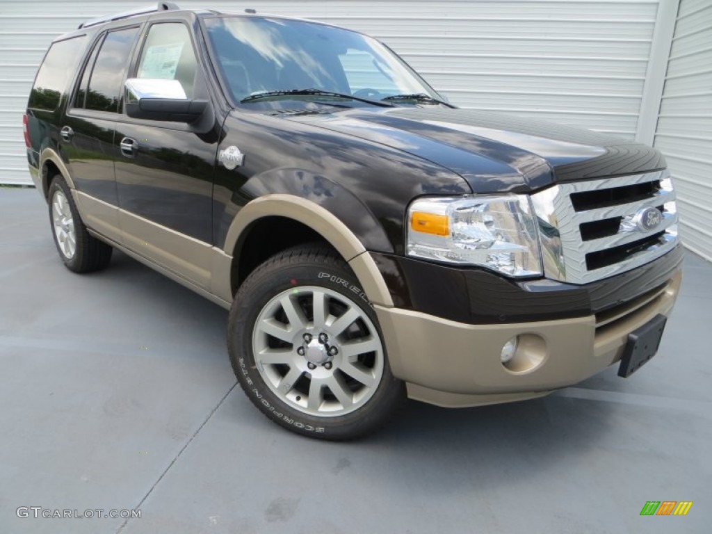 2013 Expedition King Ranch - Kodiak Brown / King Ranch Charcoal Black/Chaparral Leather photo #1
