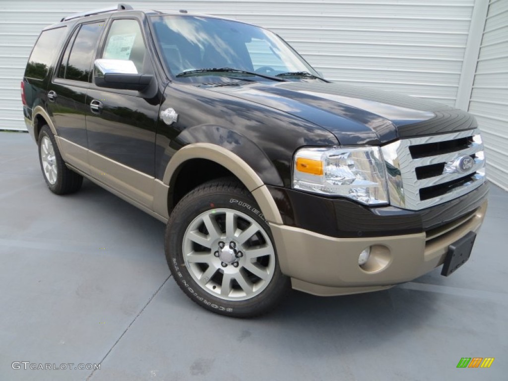2013 Expedition King Ranch - Kodiak Brown / King Ranch Charcoal Black/Chaparral Leather photo #2