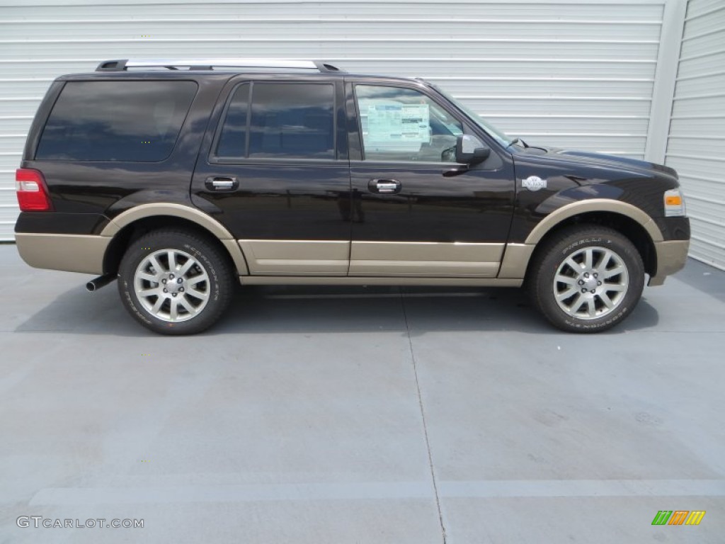 2013 Expedition King Ranch - Kodiak Brown / King Ranch Charcoal Black/Chaparral Leather photo #3
