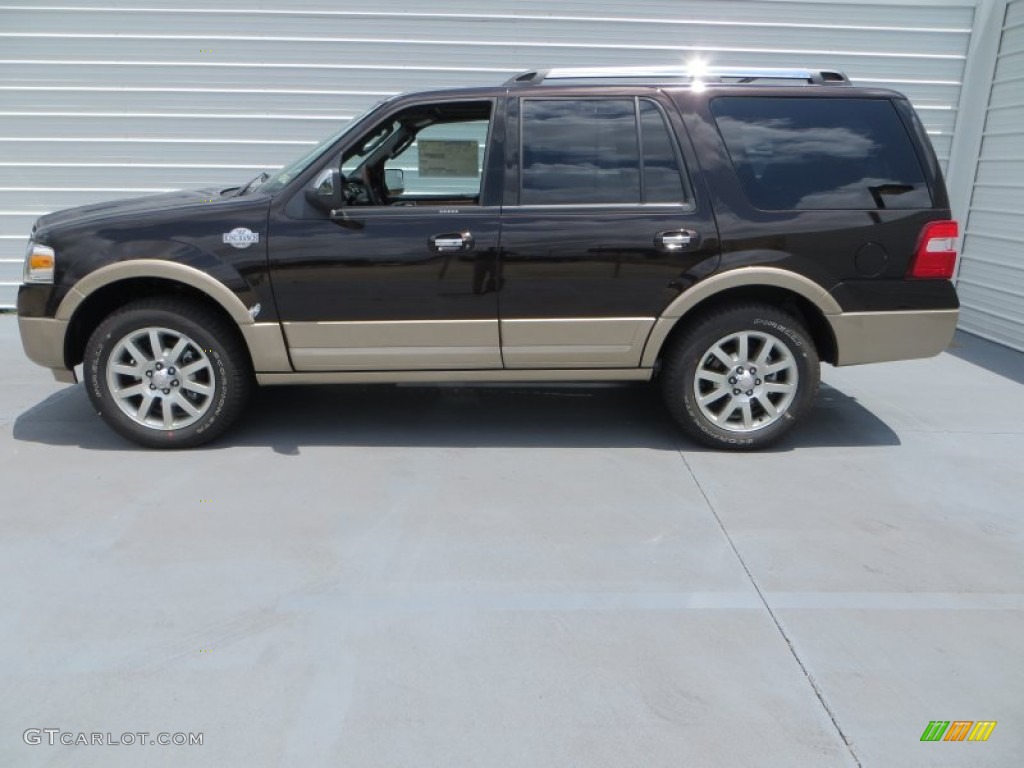 2013 Expedition King Ranch - Kodiak Brown / King Ranch Charcoal Black/Chaparral Leather photo #6