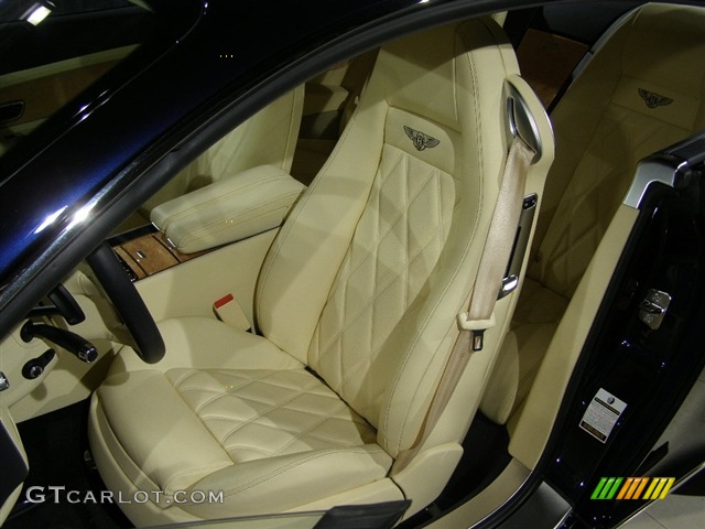 2007 Continental GT Mulliner - Dark Sapphire / Magnolia photo #5