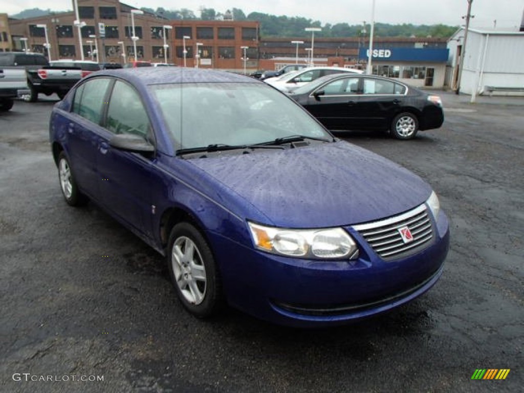 2006 ION 2 Sedan - Laser Blue / Gray photo #2