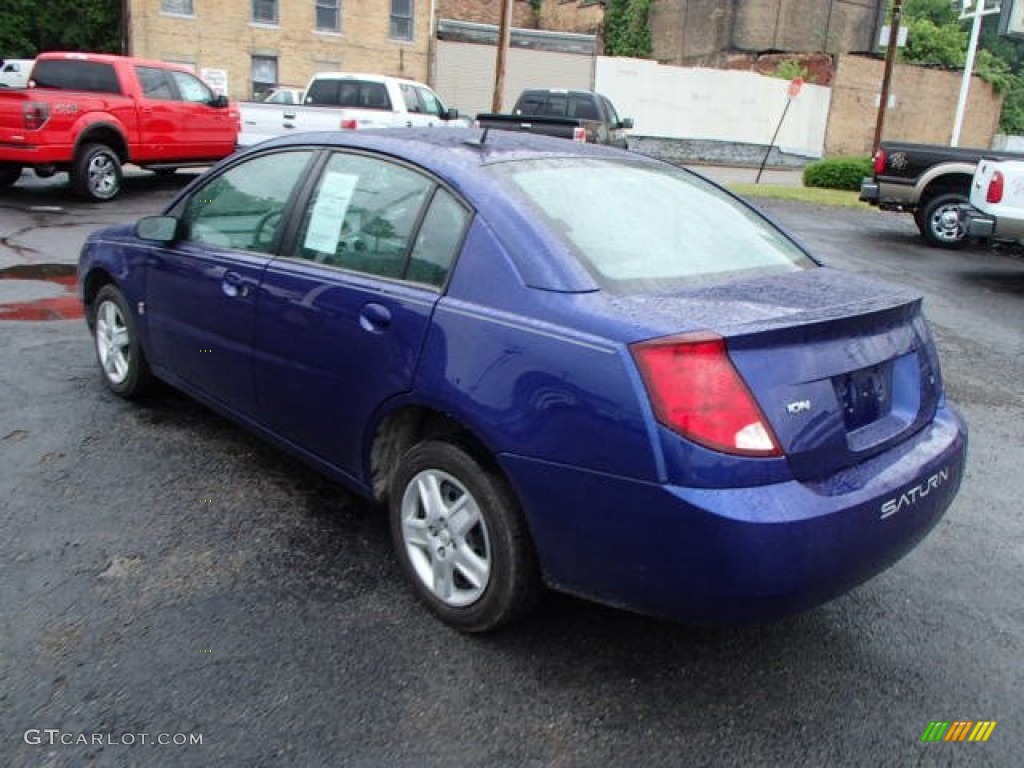 2006 ION 2 Sedan - Laser Blue / Gray photo #6