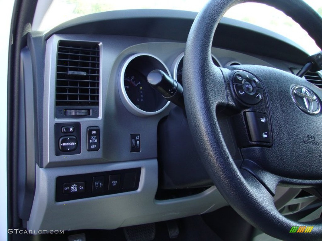 2012 Tundra Double Cab 4x4 - Super White / Graphite photo #11