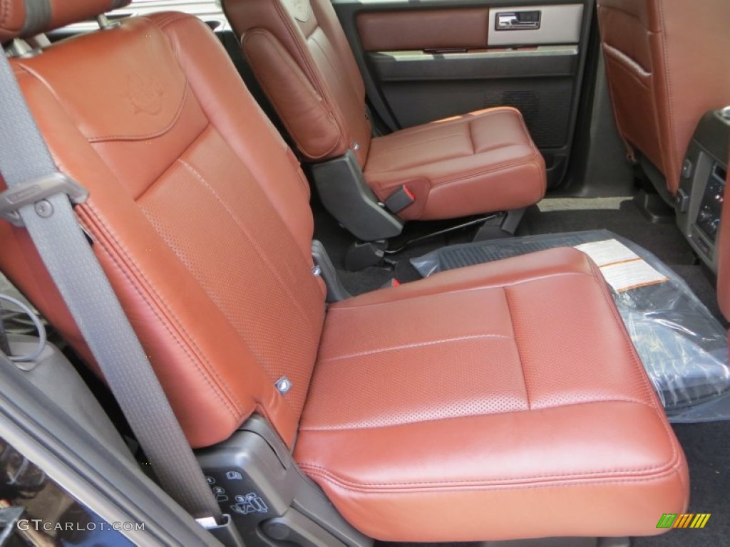 King Ranch Charcoal Black/Chaparral Leather Interior 2013 Ford Expedition King Ranch Photo #81959295