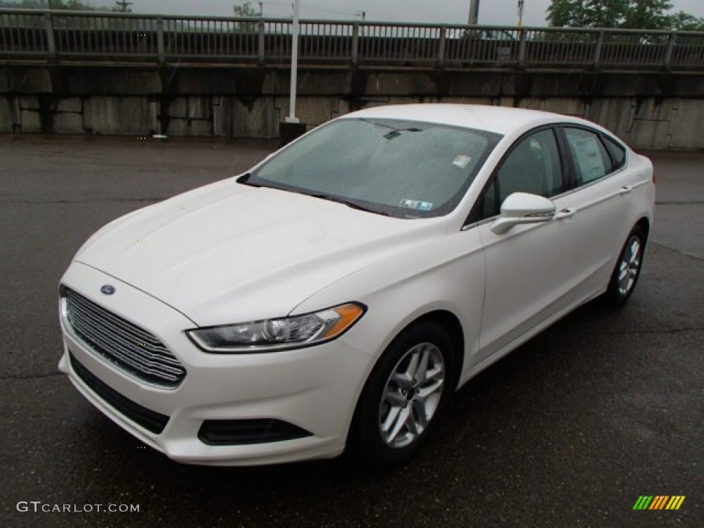 2013 Fusion SE 1.6 EcoBoost - Oxford White / Dune photo #4