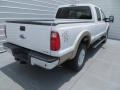 2013 Oxford White Ford F250 Super Duty Lariat Crew Cab 4x4  photo #4