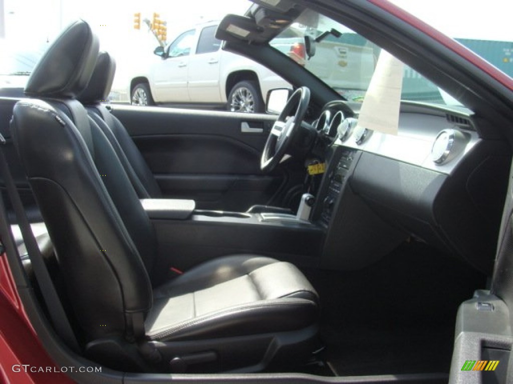 2006 Mustang V6 Premium Convertible - Redfire Metallic / Dark Charcoal photo #9