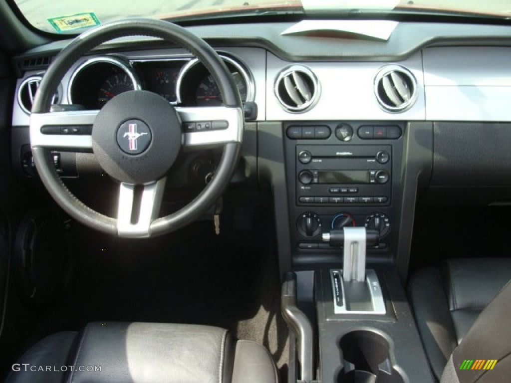 2006 Mustang V6 Premium Convertible - Redfire Metallic / Dark Charcoal photo #10