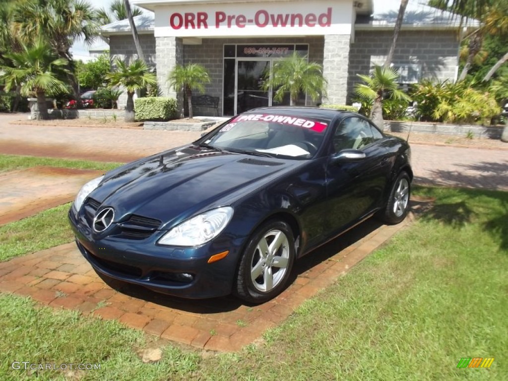 Caspian Blue Metallic Mercedes-Benz SLK