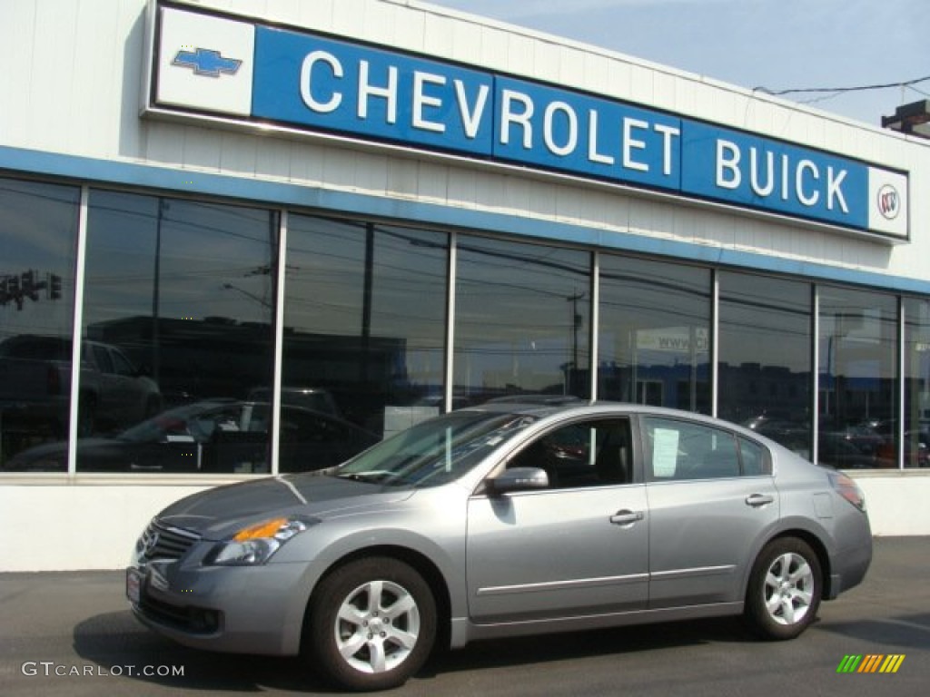 2007 Altima 3.5 SE - Precision Gray Metallic / Charcoal photo #1