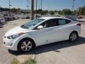 2013 Shimmering White Hyundai Elantra GLS  photo #4