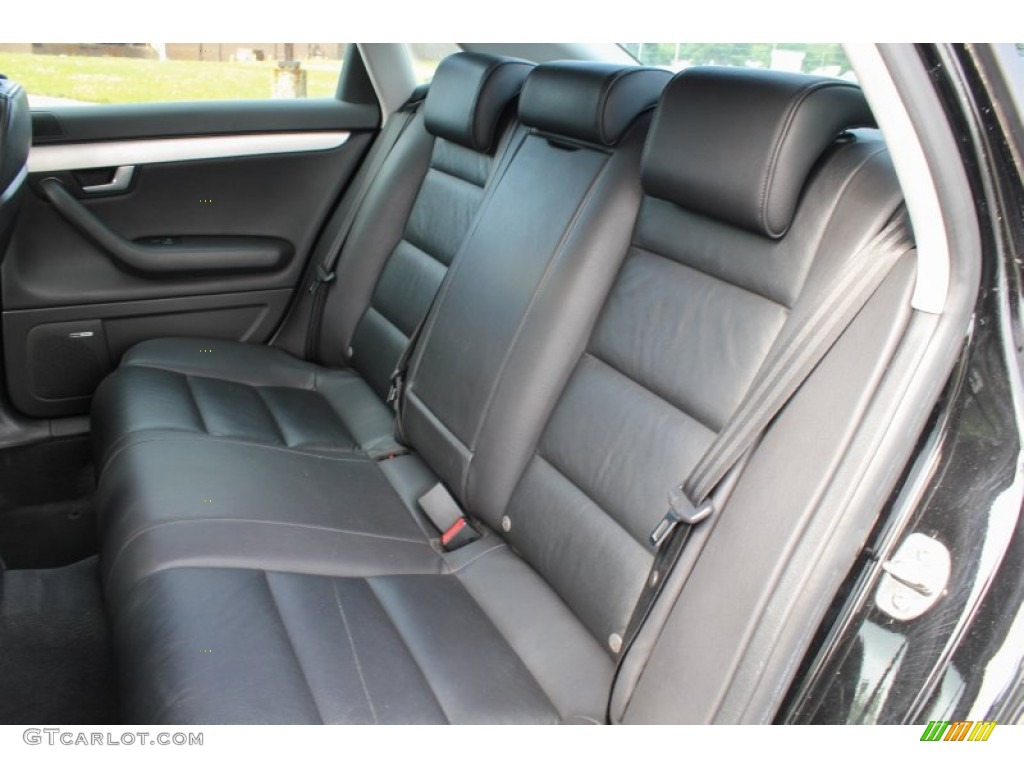 Ebony Interior 2007 Audi A4 3.2 S-Line quattro Sedan Photo #81962866