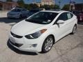 2013 Shimmering White Hyundai Elantra Limited  photo #1