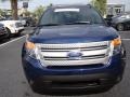 2012 Dark Pearl Blue Metallic Ford Explorer XLT  photo #3