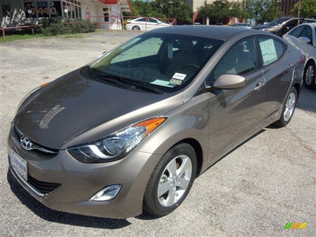 2013 Elantra GLS - Desert Bronze / Beige photo #1