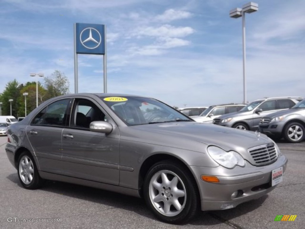 2004 C 240 4Matic Sedan - Pewter Silver Metallic / Charcoal photo #3