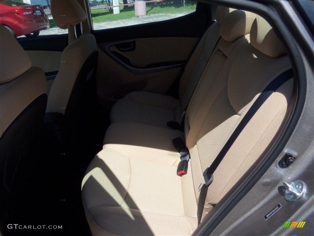 2013 Elantra GLS - Desert Bronze / Beige photo #11