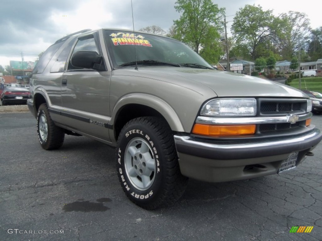 2000 Blazer LS 4x4 - Light Pewter Metallic / Graphite Gray photo #1