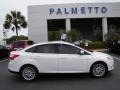 2012 Oxford White Ford Focus SEL Sedan  photo #1