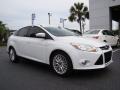 2012 Oxford White Ford Focus SEL Sedan  photo #2