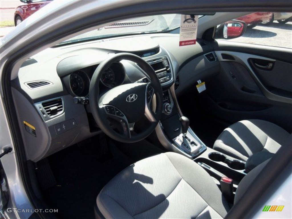2013 Elantra GLS - Silver / Gray photo #7