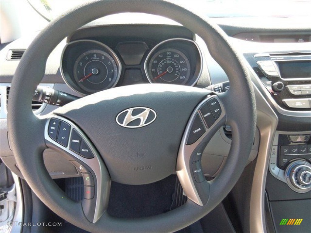 2013 Elantra GLS - Silver / Gray photo #11