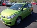 2013 Electrolyte Green Hyundai Accent GS 5 Door  photo #1