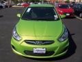 2013 Electrolyte Green Hyundai Accent GS 5 Door  photo #2