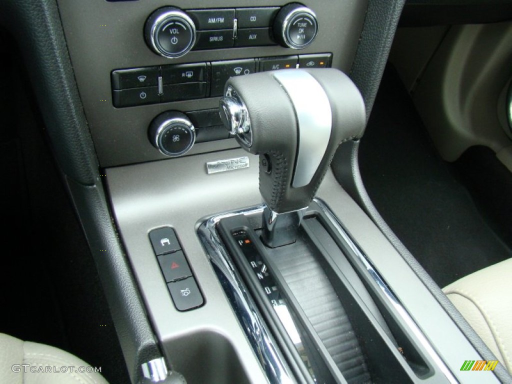 2011 Mustang V6 Premium Convertible - Ebony Black / Stone photo #14