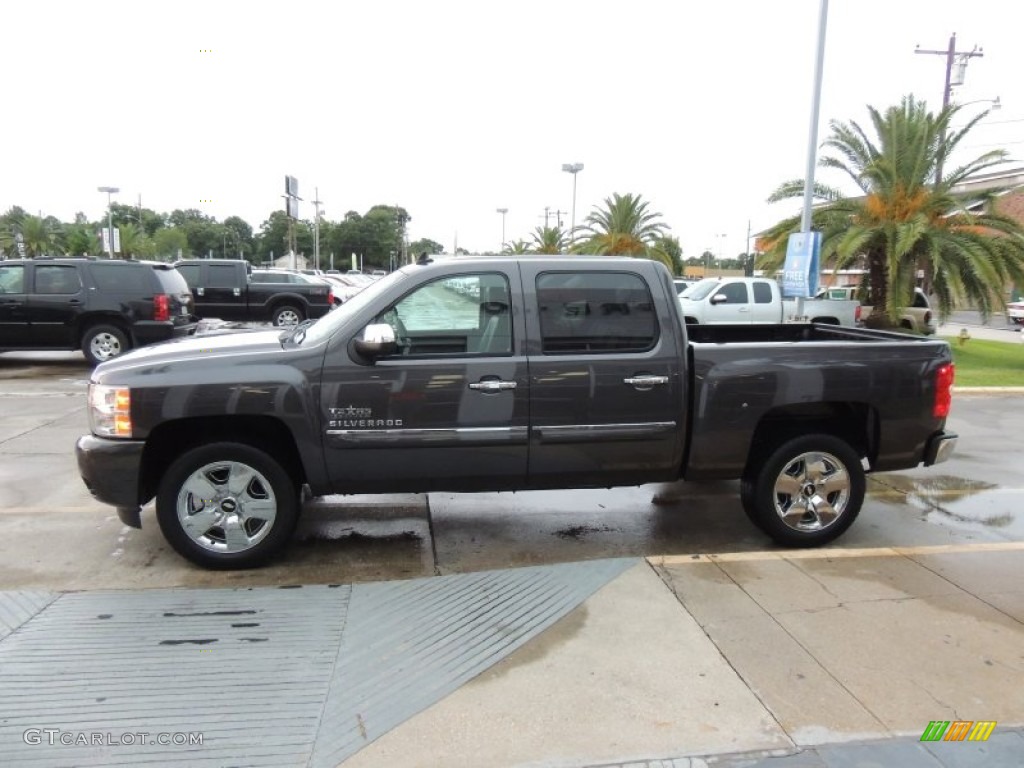 2010 Silverado 1500 LT Crew Cab - Taupe Gray Metallic / Ebony photo #5