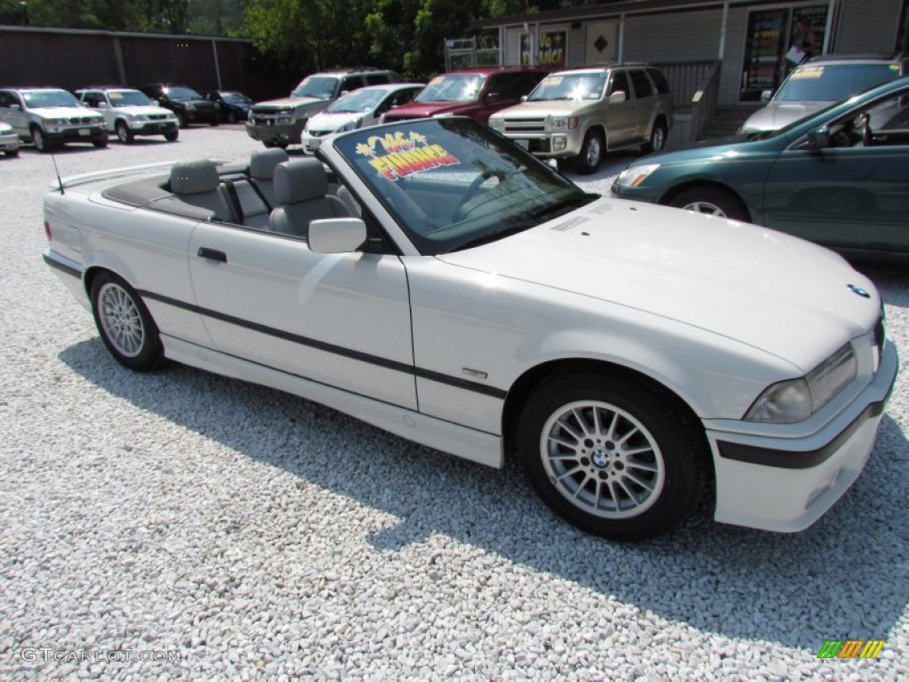 1997 3 Series 328i Convertible - Alpine White / Grey photo #25