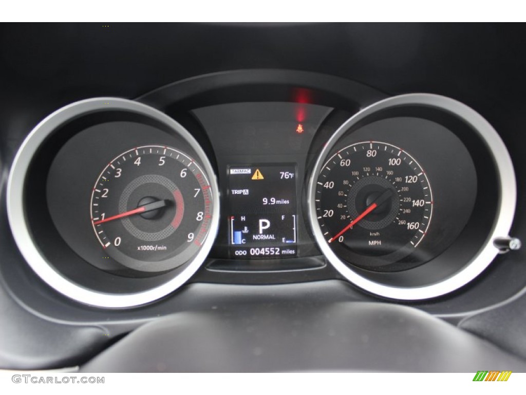 2012 Mitsubishi Lancer RALLIART AWD Gauges Photo #81968373