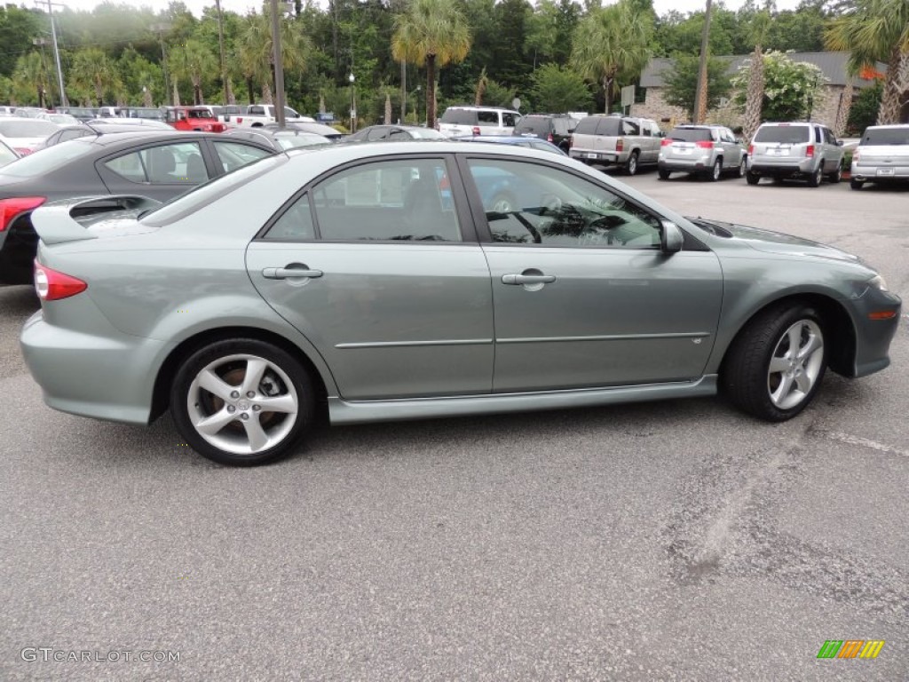 2003 MAZDA6 s Sedan - Sepang Green Metallic / Black photo #13