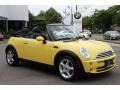 2006 Liquid Yellow Mini Cooper Convertible  photo #3