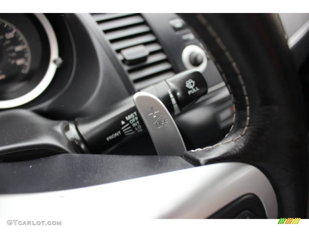 2012 Mitsubishi Lancer RALLIART AWD Controls Photo #81970010