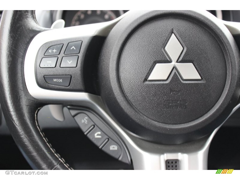 2012 Mitsubishi Lancer RALLIART AWD Controls Photo #81970089