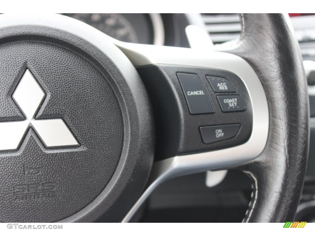 2012 Mitsubishi Lancer RALLIART AWD Controls Photo #81970116