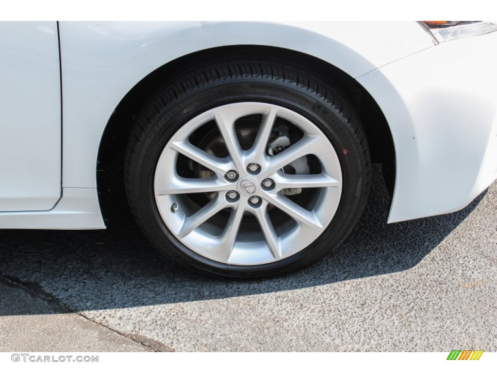 2012 CT 200h Hybrid Premium - Starfire White Pearl / Black photo #8