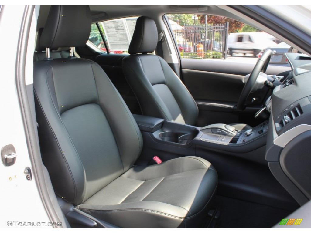 2012 CT 200h Hybrid Premium - Starfire White Pearl / Black photo #10