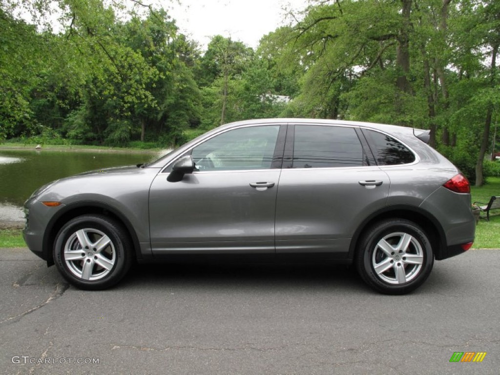 Meteor Grey Metallic 2013 Porsche Cayenne Standard Cayenne Model Exterior Photo #81972100