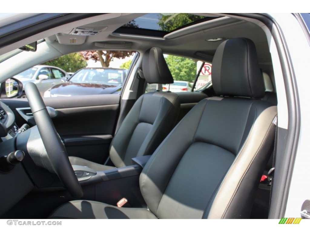 2012 CT 200h Hybrid Premium - Starfire White Pearl / Black photo #12